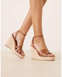 Glamorous - Espadrilles Wedge Heeled Sandals - Lyst
