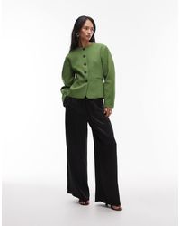TOPSHOP - – blazer-top - Lyst