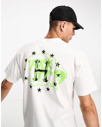 Huf - Galactic Motto - T-shirt Met Korte Mouwen En Print Op - Lyst