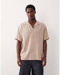 Jack & Jones - Textured Shirt With Short Sleeves - Lyst