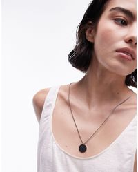 TOPSHOP - Phineas Waterproof Stainless Steel Necklace With Pendant - Lyst