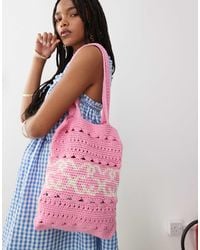 Collusion - Crochet Knitted Bag - Lyst