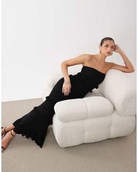 Gina Tricot - Tiered Frill Bandeau Maxi Dress - Lyst