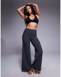 4505 - Petite Icon High Waist Wide Leg Dance Pant - Lyst