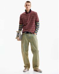 Desigual - Striped Knit T-Shirt - Lyst