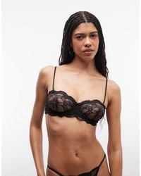 ASOS - Lola Lace Balcony Underwire Bra With Removable Straps - Lyst
