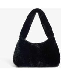 Bershka - Sac porté épaule en fausse fourrure - Lyst