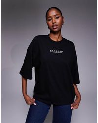 Barbour - Katya Oversized Sleeve Front Logo T-Shirt - Lyst