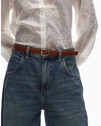 Mango - Klassieke Smalle Riem - Lyst