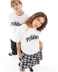 Tommy Hilfiger - Camiseta blanca unisex - Lyst