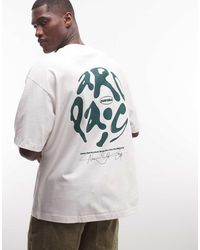 ASOS - Oversized T-shirt With Paraiso Bubble Graphic - Lyst