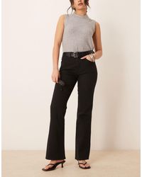 Gina Tricot - Mid Rise Bootcut Flare Stretch Jeans - Lyst