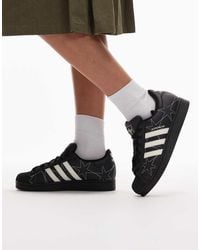adidas Originals - Superstar Ii Trainers With Star Stitch Detailing - Lyst