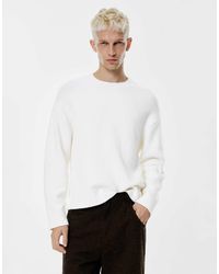 Pull&Bear - Pull en maille douce - cassé - Lyst