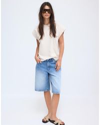 Stradivarius - B06 Basic Dropped-shoulder T-shirt - Lyst