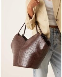 ASOS - Tubular Handle Vase Tote Bag - Lyst