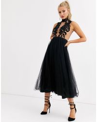 forever unique black and white dress
