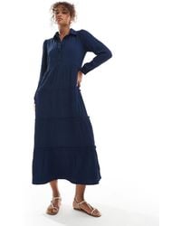 Wednesday's Girl - – gestuftes midaxi-kleid - Lyst