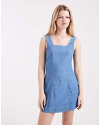 Cotton On - Square Neck Mini Dress - Lyst