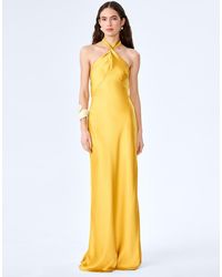 OMNES - Dresses Arles Halterneck Satin Maxi Dress - Lyst