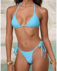 Moda Minx - X Alejandra Vidal Minimal Tieside Bikini Bottom - Lyst