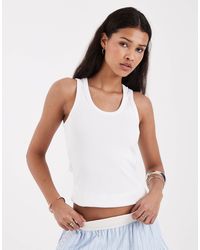 JJXX - Frida Ribbed Singlet - Lyst