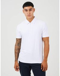 Brave Soul - Cotton Polo Top With Quarter Zip - Lyst