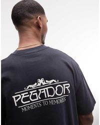 PEGADOR - Stavoren Oversized T-shirt With Back Print - Lyst