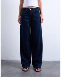 TOPSHOP - Cinch Low Rise Relaxed Jean - Lyst