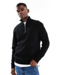Jack & Jones - Premium Knitted Quarter Zip - Lyst