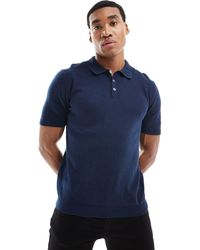 Jack & Jones - Knitted Polo - Lyst