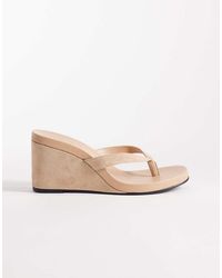 Steve Madden - Playing Thong Wedge Sandal - Lyst