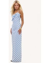 Loavies - Perfect Rhythm Maxi Dress With Polka Dots - Lyst