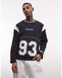 AND1 - 93 Logo Panel Sweatshirt - Lyst