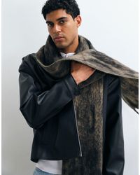 ASOS - Schal mit schlangen- und leopardenmuster - Lyst