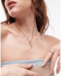 TOPSHOP - Pluto Waterproof Stainless Steel Necklace With Pendant - Lyst