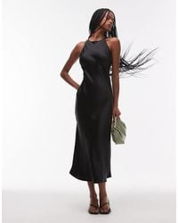 & Other Stories - Bias Cut Satin Midi Dress - Lyst