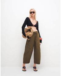 ONLY - Cargo Barrel Trousers - Lyst