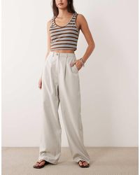 Miss Selfridge - Tailored Wide Leg Trouser - Lyst