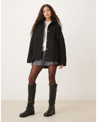 ASOS - Slouchy Formal Harrington Jacket - Lyst
