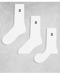 Sweaty Betty - Essentials Crew Socks 3 Pack - Lyst