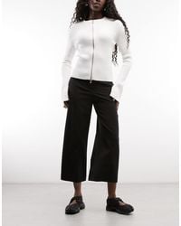 Weekday - Cropped Tailored Pants - Lyst