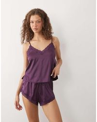 Boux Avenue - Daisy Satin Cami And Shorts Set - Lyst