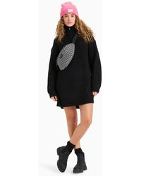 Roxy - Home Again Long Sleeve Sweater Dress With Half Zip Collar Detail - Lyst