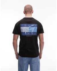 Tommy Hilfiger - Flag Back Print Graphic T-shirt - Lyst
