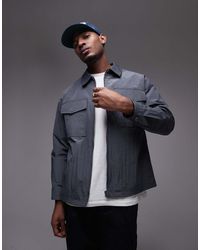 TOPMAN - Lightweight Ripstop Jacket - Lyst