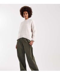 ASOS - Asos Design Tall Turn Up Hem Wide Leg Cord Trousers - Lyst