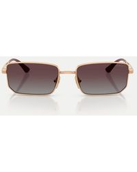 Vogue - Irregular Polarised Sunglasses With Lens - Lyst