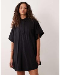 ASOS - Techy Fabric Relaxed Short Sleeve Mini Dress - Lyst