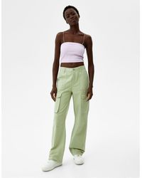Bershka Pants, Slacks and Chinos for Women | Online Sale up to 67% off |  Lyst